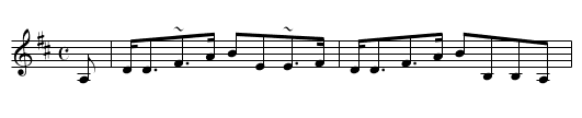 Miss Macdonald Buchanan’s Strathspey - staff notation