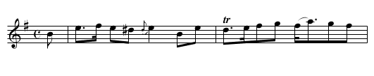 Miss Macmurdo’s Favorite - staff notation