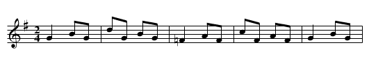 Miss Mann's Reel - staff notation