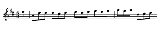Miss Margaret McLachlan - staff notation