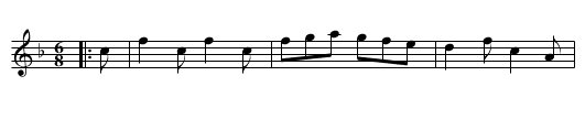 Miss Maria Stewart's Jig - staff notation