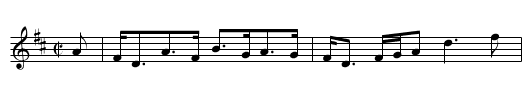 Miss Mary Gray of Backworth's Strathspey - staff notation