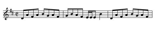 Miss Mary Morison's Reel - staff notation