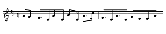 Miss Matilda Lockhart's Reel - staff notation
