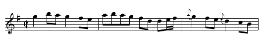 Miss Maxwell's Reel - staff notation