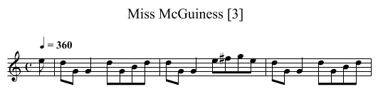 Miss McGuiness [3]   - staff notation