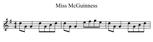 Miss McGuinness - staff notation