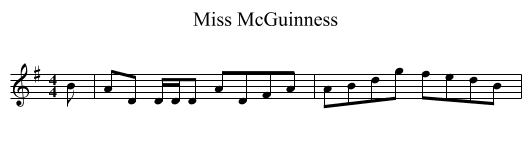 Miss McGuinness - staff notation