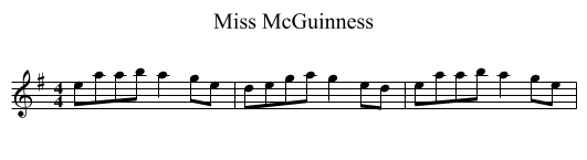 Miss McGuinness - staff notation