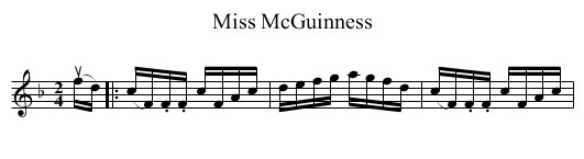 Miss McGuinness - staff notation
