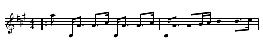 Miss McInnes' Fancy - staff notation