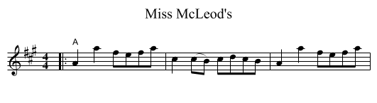 Miss McLeod's - staff notation