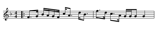 Miss McQueen's Reel - staff notation