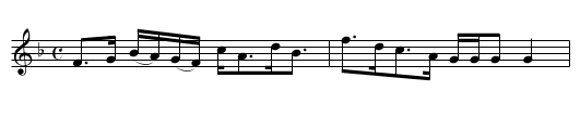 Miss McQueen's Reel - staff notation