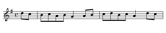 Miss Meragers Hornpipe - staff notation