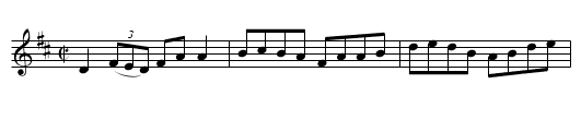 Miss Monaghan      (reel)     1312 - staff notation