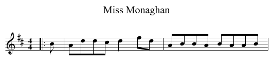 Miss Monaghan - staff notation