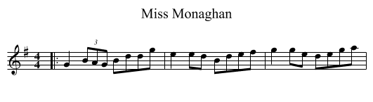 Miss Monaghan - staff notation