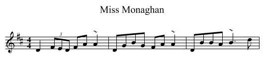 Miss Monaghan - staff notation