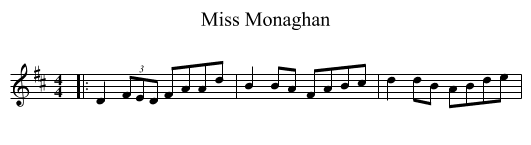 Miss Monaghan - staff notation