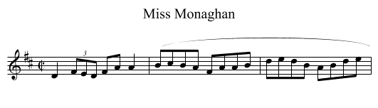 Miss Monaghan - staff notation