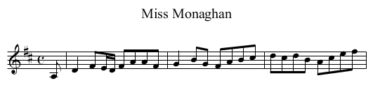 Miss Monaghan - staff notation