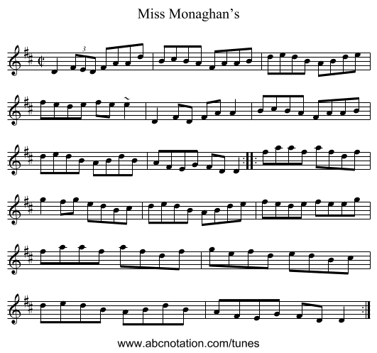 Miss Monaghan’s - staff notation
