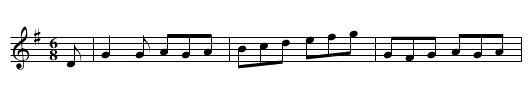 Miss Monroe’s Jig - staff notation