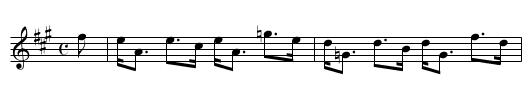 Miss Montgomery [1] - staff notation