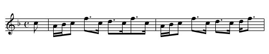 Miss Murray of Auchtertyre - staff notation