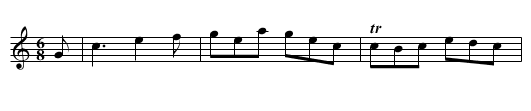 Miss Nancy Dick's Reel - staff notation