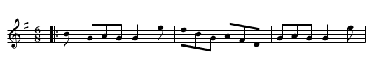 Miss Nancy Frowns - staff notation
