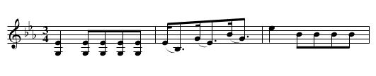 Miss Nancy Gibson’s Minuet - staff notation