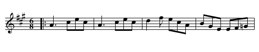 Miss Ottoes Reel - staff notation