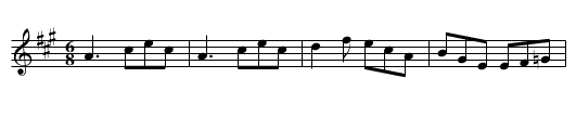 Miss Ottoes Reel - staff notation