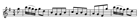 Miss Ramsay’s Reel [1] - staff notation