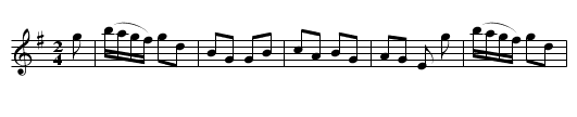 Miss Ramsay's Reel. - staff notation