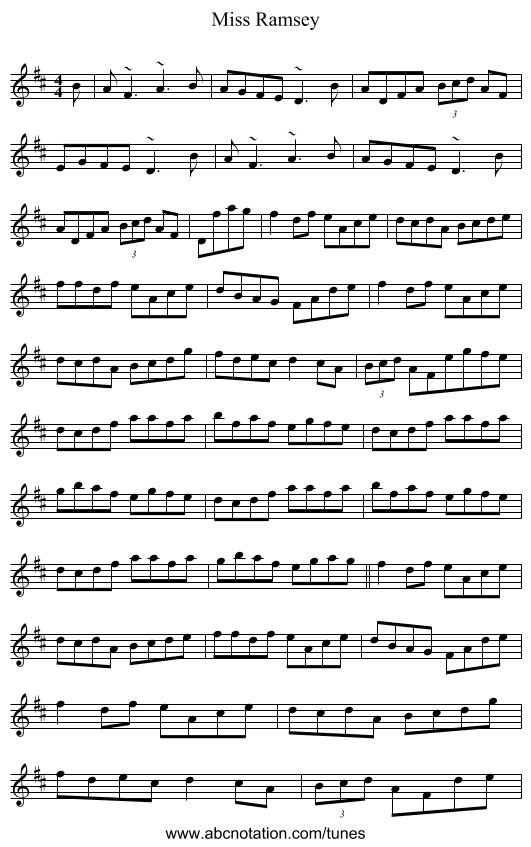 Miss Ramsey - staff notation