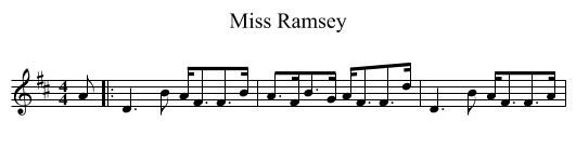 Miss Ramsey - staff notation