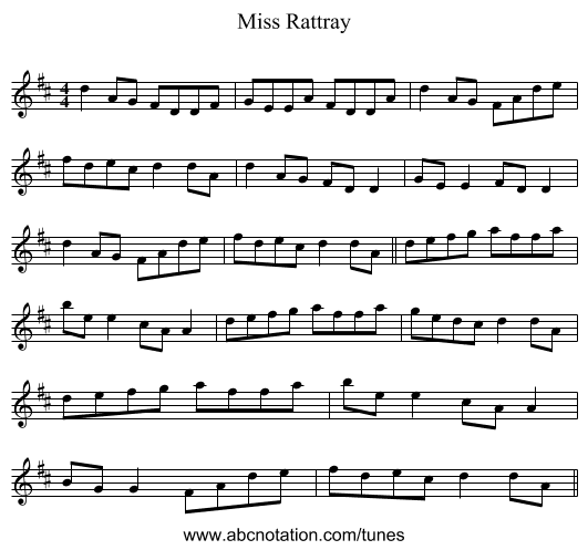 Miss Rattray - staff notation