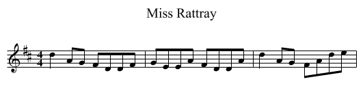 Miss Rattray - staff notation