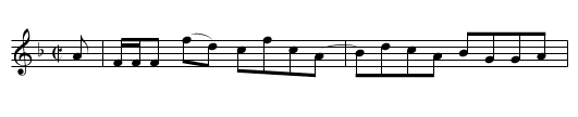 Miss Ross's Reel [4] - staff notation