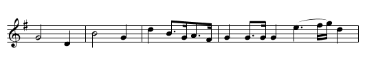 Miss Sacvile's Minuet  [sic] - staff notation
