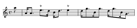 Miss Sarah Drummond of Perth [1] - staff notation