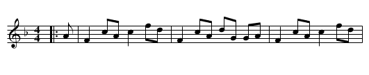 Miss Scott of Usan - staff notation