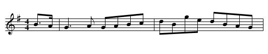 Miss Shepherd’s Hornpipe - staff notation