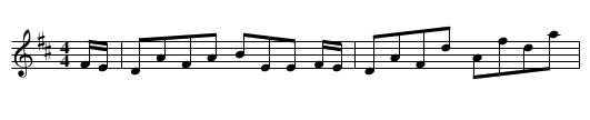 MISS SITWELL'S STRATHSPEY - staff notation