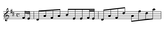Miss Sitwell’s Strathspey - staff notation