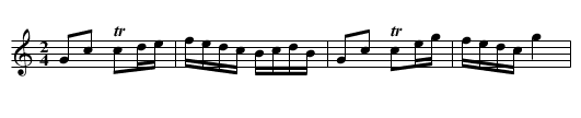 Miss Smyth of Metheven [2] - staff notation