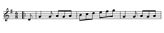 Miss Spens Munro's Jig - staff notation